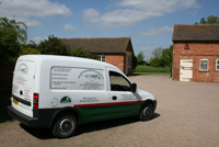Our collection and delivery vehicle.