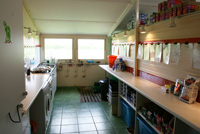 The food preparation area where individual diets are prepared.