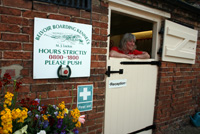 Reception at the Nottinghamshire kennels and cattery.